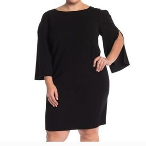 Lafayette 148 New York Candice Finesse Crepe Shift Dress
